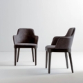 Laurameroni LV 103 Chair Krzesło drewniane tapicerowane z kolekcji projektu Laurameroni