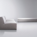 Laurameroni Largo Sofa ze skóry lub tkaniny z kolekcji Orchestra System projektu Bartoli Design
