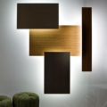 Laurameroni Lightwall Lampa ścienna metalowa podświetlana instalacja z kolekcji Elements projektu Mark Anderson