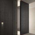 Laurameroni Line Hinged Door Drzwi metalowe pasy z kolekcji Line projektu Cesare Arosio
