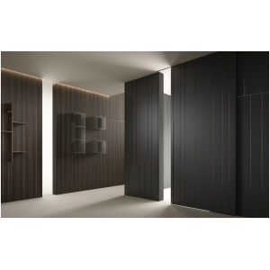 Laurameroni Line Sliding Door Drzwi przesuwne mosiądz z kolekcji Line projektu Cesare Arosio