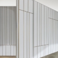 Laurameroni Line Sliding Door Drzwi przesuwne mosiądz z kolekcji Line projektu Cesare Arosio