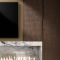 Laurameroni Maxima Cabinet System System szafek ściennych regał Liquid Metal z kolekcji Maxima projektu Bartoli Design