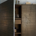Laurameroni Maxima Cabinet System System szafek ściennych regał Liquid Metal z kolekcji Maxima projektu Bartoli Design