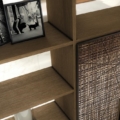 Laurameroni Maxima Cabinet System System szafek ściennych regał Liquid Metal z kolekcji Maxima projektu Bartoli Design