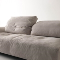 Laurameroni Metropol System Sofa modułowa z drewnianymi bokami z kolekcji Metropol projektu Cesare Arosio