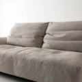 Laurameroni Metropol System Sofa modułowa z drewnianymi bokami z kolekcji Metropol projektu Cesare Arosio