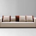 Laurameroni Moderato Sofa skóra aksamit tkanina z kolekcji Orchestra System projektu Bartoli Design