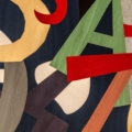 Laurameroni Numeri Komoda inkrustowana z kolekcji Intarsia projektu Ugo Nespolo