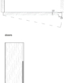 Laurameroni Onda Cabinet System System szafek ściennych drewnianych rzeźbionych regał z kolekcji Onda projektu Paolo Rizzatto