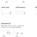 Laurameroni Orchestra Componibile Sofa modułowa z kolekcji Orchestra System projektu Bartoli Design