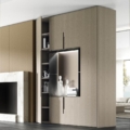Laurameroni Plain Cabinet System System szafek ściennych drewnianych regał z kolekcji Plain projektu Laurameroni