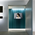 Laurameroni Plain Pivot Door Drzwi pivotowe z drewna tkaniny z kolekcji Plain projektu Laurameroni