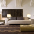 Laurameroni Presto Sofa modułowa z nubuku z kolekcji Orchestra System projektu Bartoli Design