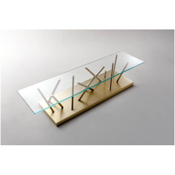 Laurameroni-SA-01-SA-04-SA-05-Stoliki-szklane-niskie-z-metalowa-baza-kolekcja-Sottsass-Sottsass-Associati-5.jpg Laurameroni SA 01 SA 04 SA 05 Stoliki szklane niskie z metalową bazą z kolekcji Sottsass projektu Sottsass Associati
