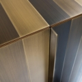 Laurameroni ST 01 Komoda szafka wysoka metal i drewno z kolekcji Stars projektu Bartoli Design