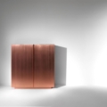 Laurameroni ST 01 Komoda szafka wysoka metal i drewno z kolekcji Stars projektu Bartoli Design