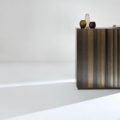 Laurameroni ST 01 Komoda szafka wysoka metal i drewno z kolekcji Stars projektu Bartoli Design