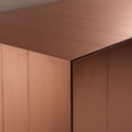 Laurameroni ST 01 Komoda szafka wysoka metal i drewno z kolekcji Stars projektu Bartoli Design