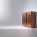 Laurameroni ST 01 Komoda szafka wysoka metal i drewno z kolekcji Stars projektu Bartoli Design