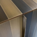 Laurameroni ST 01 Komoda szafka wysoka metal i drewno z kolekcji Stars projektu Bartoli Design