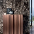 Laurameroni ST 01 Komoda szafka wysoka metal i drewno z kolekcji Stars projektu Bartoli Design