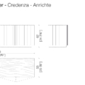 Laurameroni ST 11 Komoda niska metal i drewno z kolekcji Stars projektu Bartoli Design