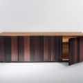 Laurameroni ST 11 Komoda niska metal i drewno z kolekcji Stars projektu Bartoli Design