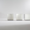 Laurameroni ST 31 ST 32 ST 33 ST 34 Stoliki kawowe wykończone metalem z kolekcji Stars projektu Sottsass Associati
