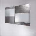 Laurameroni ST 41 M ST 42 M Lustro metalowe kwadratowe i prostokątne z kolekcji Stars projektu Bartoli Design