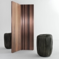 Laurameroni ST 47 M Parawan metalowo-drewniany z kolekcji Stars projektu Bartoli Design