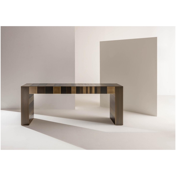 Laurameroni-ST-50-Biurko-konsola-z-metalowymi-wykonczeniami-kolekcja-Stars-Bartoli-Design.jpg Laurameroni ST 50 Biurko konsola z metalowymi wykończeniami z kolekcji Stars projektu Bartoli Design