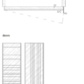 Laurameroni Stars Cabinet System System szafek ściennych drewnianych regał z kolekcji Stars projektu Bartoli Design