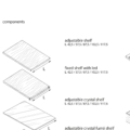 Laurameroni Stars Wardrobe Garderoba szafa system z kolekcji Stars projektu Bartoli Design