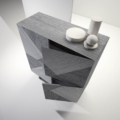 Laurameroni Tatami Alto Barek z drewna z kolekcji Tatami projektu Cesare Arosio