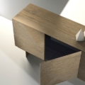 Laurameroni Tatami Komoda z drzwiami metalowymi z kolekcji Tatami projektu Cesare Arosio