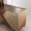 Laurameroni Tatami Komoda z drzwiami metalowymi z kolekcji Tatami projektu Cesare Arosio