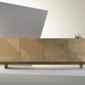 Laurameroni Tatami Komoda z drzwiami metalowymi z kolekcji Tatami projektu Cesare Arosio
