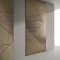 Laurameroni Tatami Pivot Door Drzwi pivotowe wykończenie metalowe z kolekcji Tatami projektu Cesare Arosio