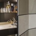 Laurameroni Terre Cabinet System System szafek ściennych drewnianych regał z kolekcji Terre projektu Bartoli Design