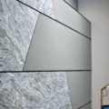 Laurameroni Terre Cabinet System System szafek ściennych drewnianych regał z kolekcji Terre projektu Bartoli Design