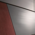Laurameroni Terre Pivot Door Drzwi pivotowe drewno marmur skóra z kolekcji Terre projektu Bartoli Design
