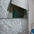 Laurameroni Terre Wall Panels Panele ścienna z drewna marmuru i metalu z kolekcji Terre projektu Bartoli Design