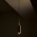 Laurameroni Tubo Sospensione MF 40 Lampa wisząca mosiądz z kolekcji Elements projektu Mickael Fabris