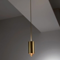 Laurameroni Tubo Sospensione MF 40 Lampa wisząca mosiądz z kolekcji Elements projektu Mickael Fabris