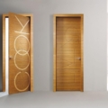 Laurameroni Words Hinged Doors Drzwi fornirowane z kolekcji Graffiti projektu Paolo Rizzatto