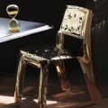 Zięta Chippensteel Chair krzesło wariant Chippensteel 1.0 kolor Raw Steel Lacquered