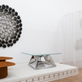 Zięta Crystals Coffee Table stolik kawowy wariant Crystals Coffee Table blat Glass nogi Inox Polished