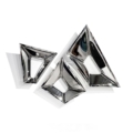 Zięta Crystals Mirrors lustro/rzeźba wariant Crystals Mirrors 3 Set kolor Inox Polished
