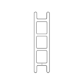 Zięta Drab Hanger wieszak/rzeźba wariant Drab Hanger kolor Beige Matt 7006